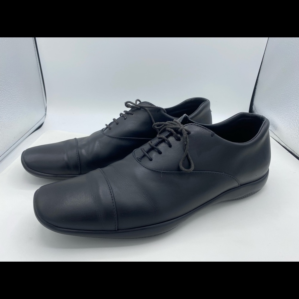 Mens Black Leather Prada Shoes 11-1/2